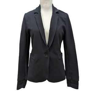Betabrand Women's Black Single Button Blazer Size M